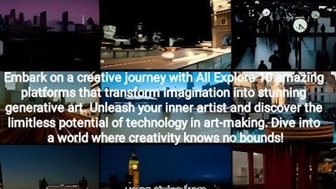 Unleashing Creativity with AI: 10 Stunning Platforms for Generative Art