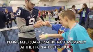 Penn State's Trace McSorley, Micah Parsons and teammates show off athleticism at Thon Athlete's Hour