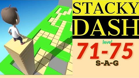 STACKY DASH level 71 72 73 74 75 gameplay