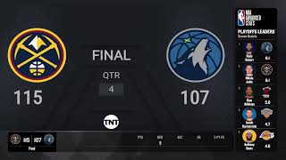 Nuggets @ Timberwolves Game 4 | #NBAPlayoffs presented by Google Pixel Live Scoreboard