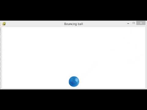 Bouncing ball python pygame