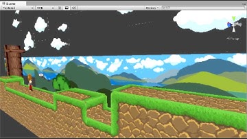 First Test Run - Unity retro-style 2D platformer