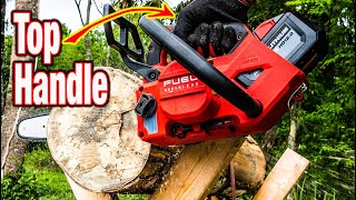 MOST POWERFUL! Milwaukee 2826 M18 FUEL 14' Top Handle Chainsaw Review
