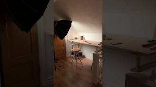 My simple wood carving workspot #woodcarving #workbench