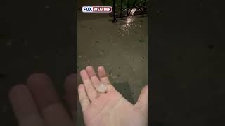 Hail flooding hits Kansas City MO