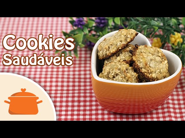 COOKIES DE BANANA MAIS FÁCIL DO MUNDO! RECEITA SAUDÁVEL E SEM AÇÚCAR