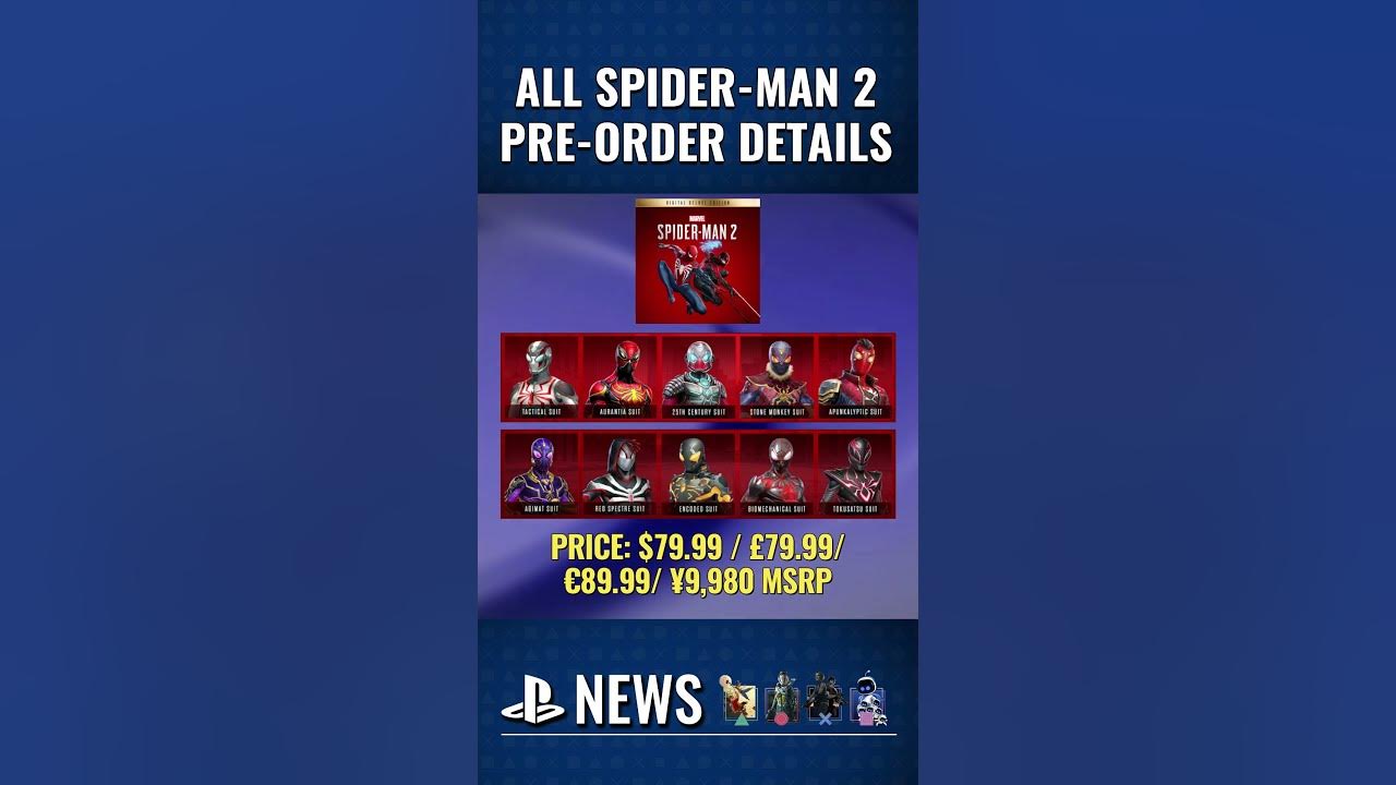 Marvel's Spider-Man 2 Pre-Order Guide