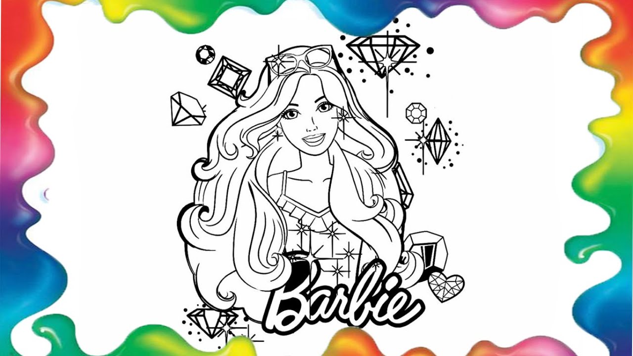 desenhos para colorir barbie  Barbie coloring, Barbie coloring pages,  Fashion design coloring book