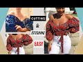 EASY Off shoulder Wrap Crop Top tutorial || Beginner blouse sewing tutorial || DIY