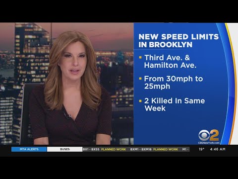 DOT Lowering Speed Limit On Brooklyn Streets
