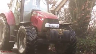 Hedge-Cutting with Case 125 and McConnel - in thick fog!