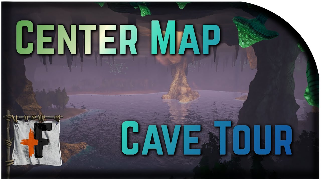 Ark Survival Evolved The Center Map Cave Tour Journey To The Center Of The Earth Youtube