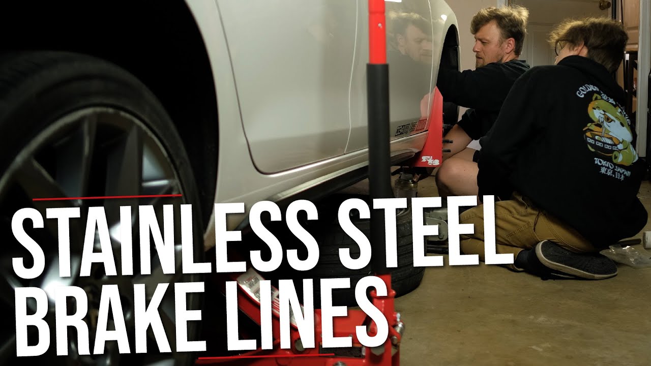 034 Motorsports Stainless Steel Brake Lines Install MK6 GTI YouTube