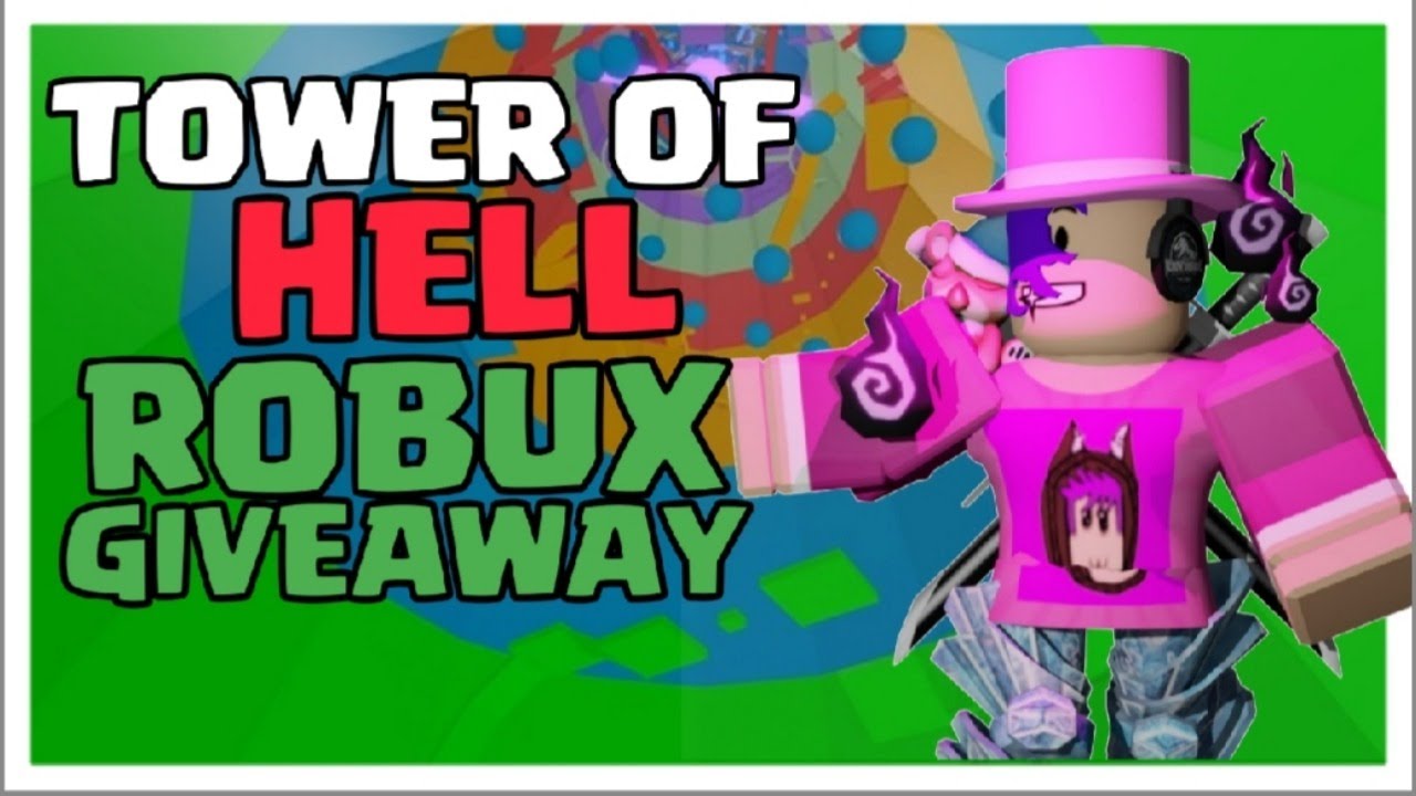 Roblox Tower Of Hell Robux Giveaway Every 10 Subs Roblox Livestream Youtube - giveaway 701 win roblox master gamers guide closing