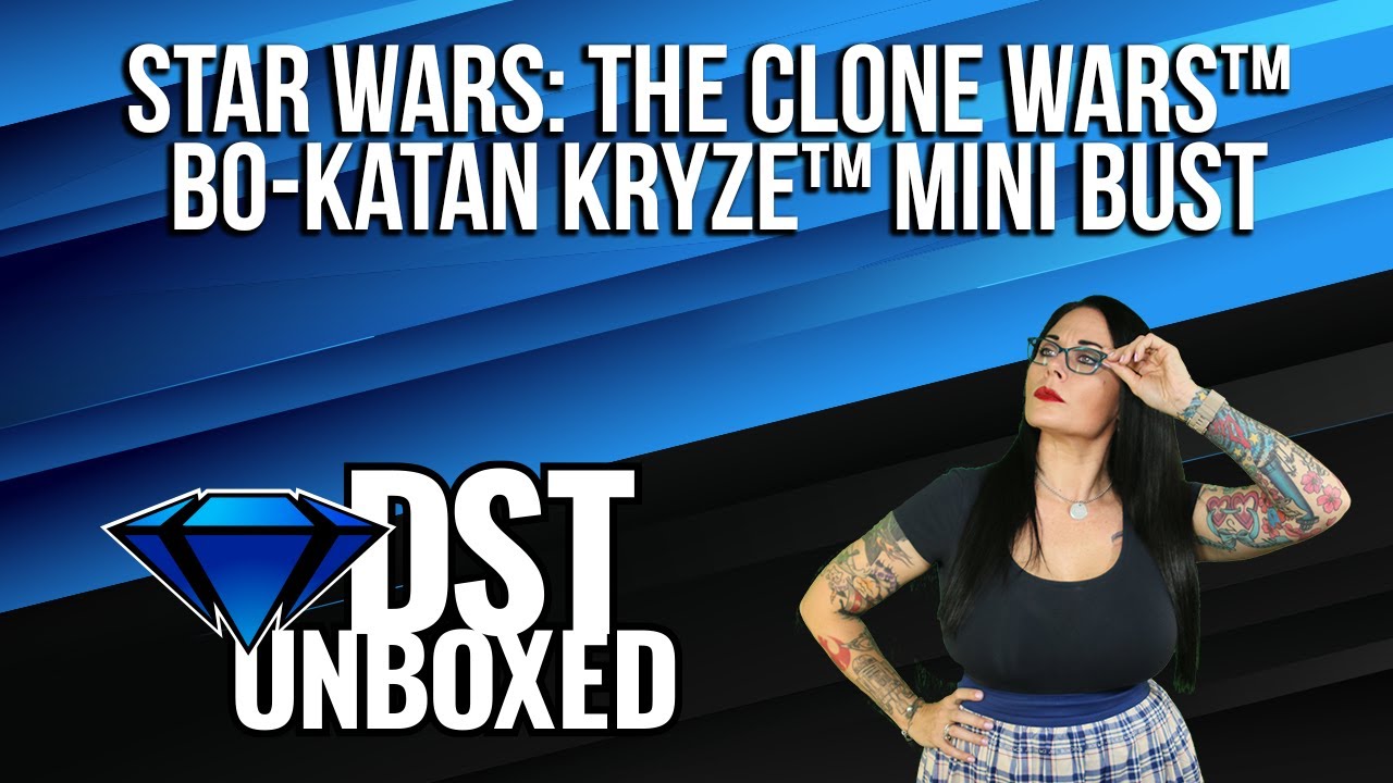 STAR WARS: CLONE WARS™ Bo Katan Kryze™ Animated Bust | DSTUnboxed