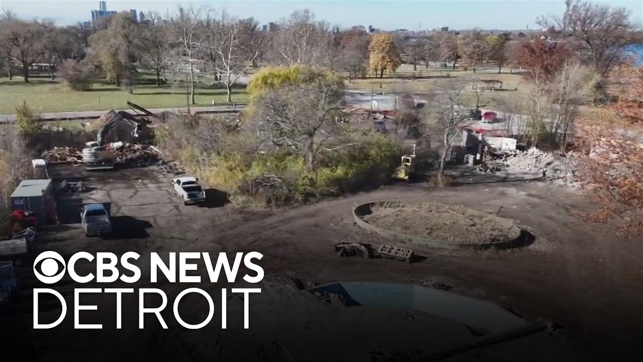 Demolition begins at Belle Isle's former zoo site to prepare for new nature area