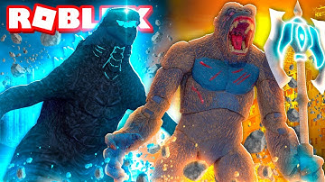 KING KONG vs GODZILLA the FINAL BATTLE in ROBLOX