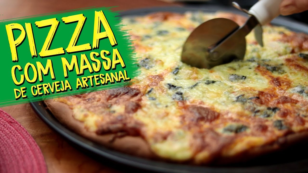 PIZZA À BASE DE CERVEJA | Cozinhando com Elis