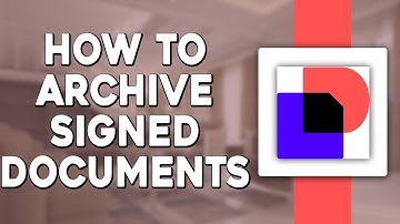How To Archive Signed Documents in DocuSign (Quick and Easy)