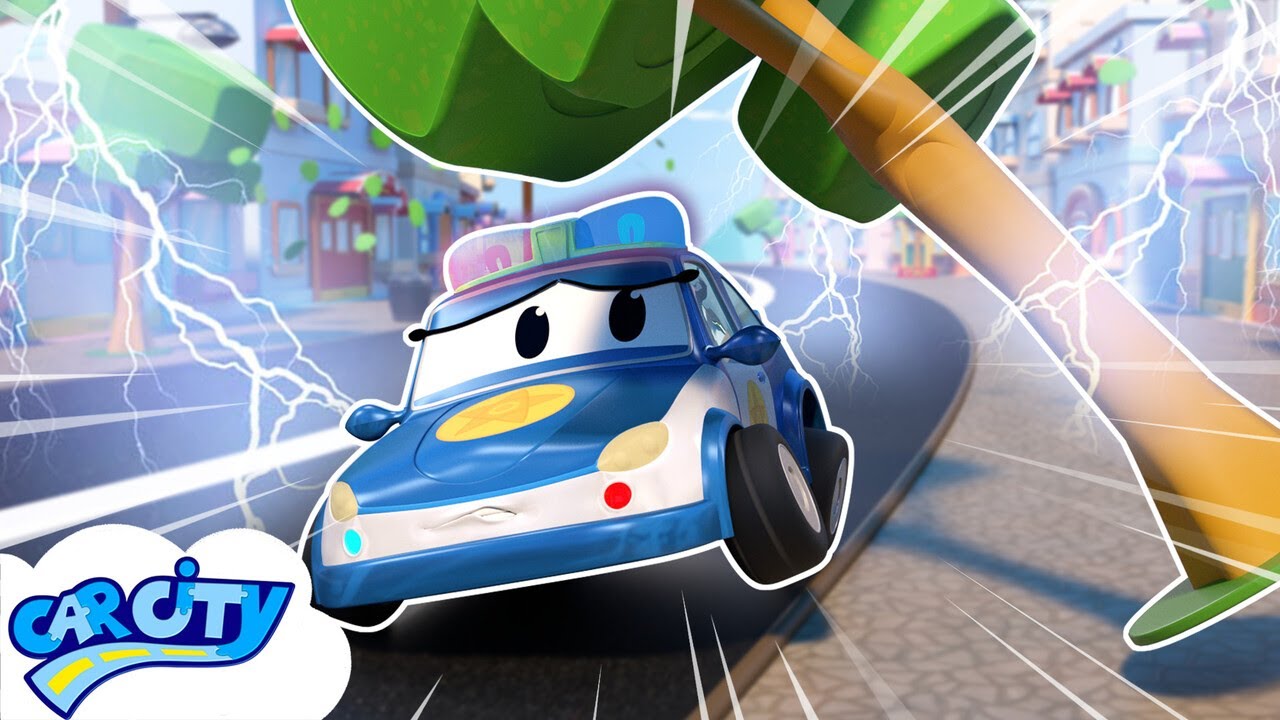 ПОЛИЦЕЙСКАЯ МАШИНА поранилась во время ШТОРМА! | Авто Ремонт