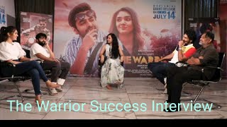 The Warrior Team Success Interview | Ram | Krithishetty | Adi Pinishetty | Lingusamy
