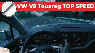 The Volkswagen Touareg V8 (422Hp) - TOP SPEED on the Autobahn