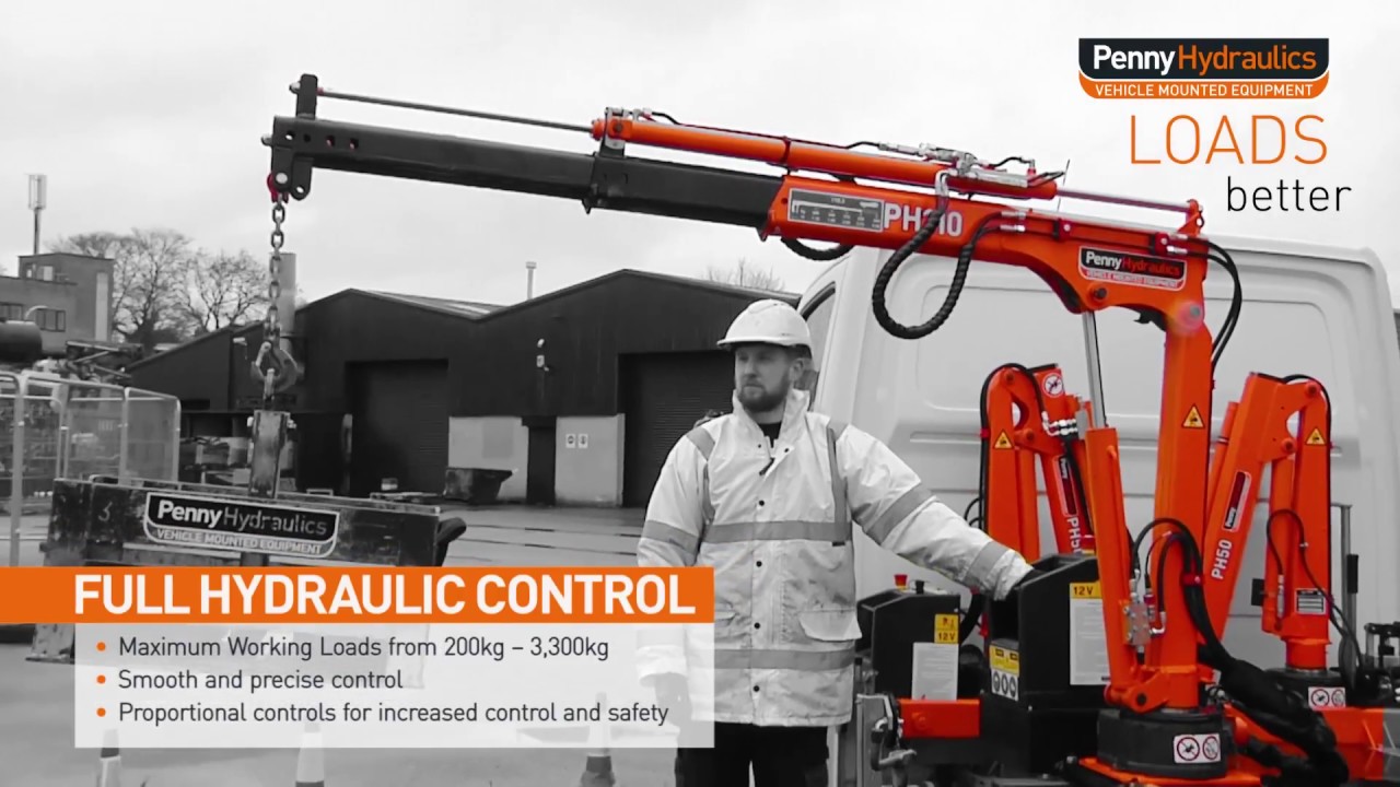 Hydraulic Range of Light Weight Truck Cranes Penny Hydraulics 