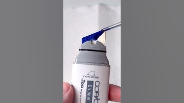 Let’s fill a new wide marker 💙 So Satisfying! Copic B29 Ultramarine #asmrart #copic #satisfyingart