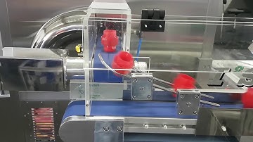 100% Quality Control Vision Inspection- Large Plastic Cap & Closure Cylindrical Part w/ Separation