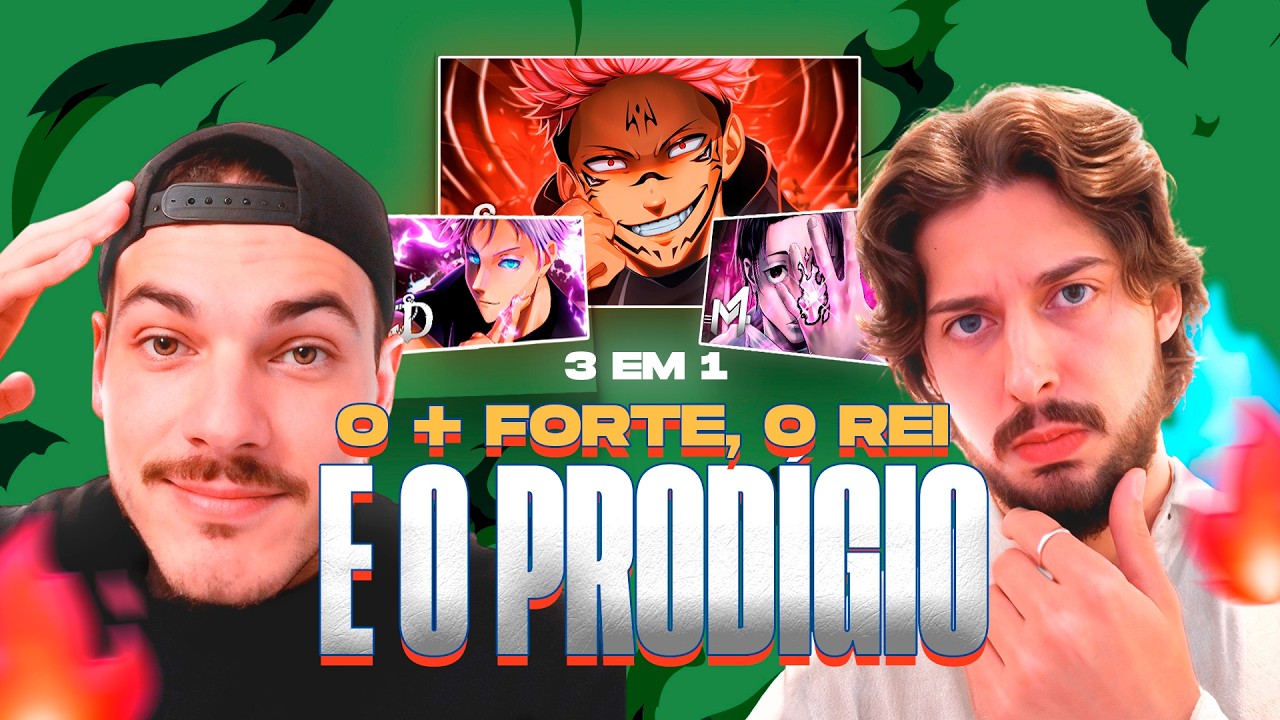 REACT 3 em 1 Jujutsu Kaisen ( O Infinito Satoru Gojo | O Rei Sukuna | Yuta Okkotsu Puro Amor )