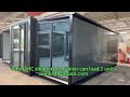 Beautiful Container Office with Glass Wall