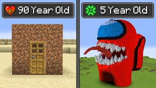 Minecraft But At Different Ages..