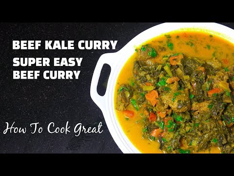 Beef Kale Curry - Beef Curry - How to make Beef Curry - Beef Masala