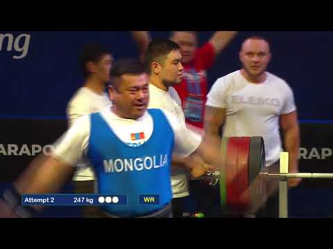 Sodnompiljee Enkhbayar  (MGL) | GOLD & WR | men's up to 107kg | Nur Sultan 2019 WPPO Championships