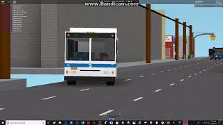 MTA NYCT Bus: 2004 Orion VII OG [#6459] Little neck bound Profile