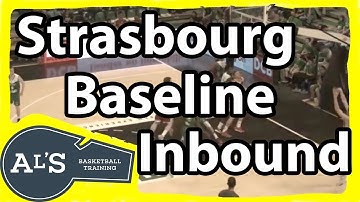 Strasbourg Split Out Baseline Inbounds Basketball Play