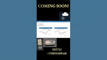 Coming Soon IoT Temp & Humidity Monitor using DHT22 + ThingSpeak 🌡️📶 | Cloud Data Logger!
