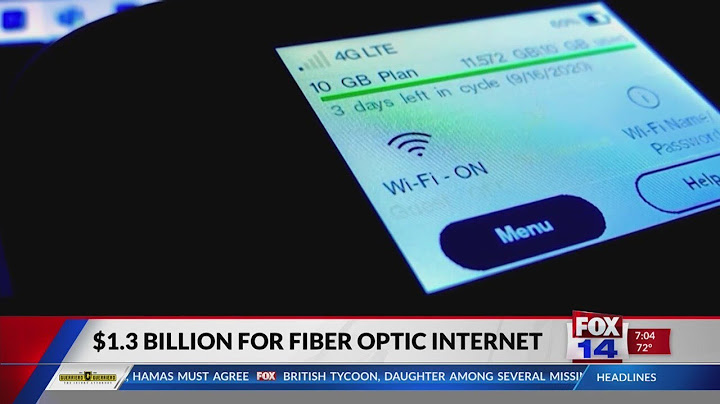 FOX 14 Your Morning News: Louisiana receives $1.3 billion for fiber optic internet