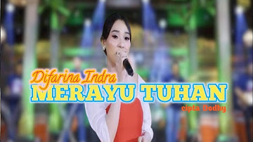 Difarina Indra || MERAYU TUHAN || COVER DAN LIRIK BY ( OM ADELLA )