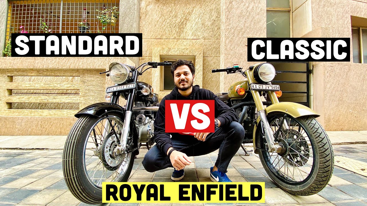 ROYAL ENFIELD STANDARD 350cc VS CLASSIC 350cc || WHICH ONE TO BUY ?