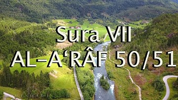 سورة الاعراف 50-51    ايطالي عربي