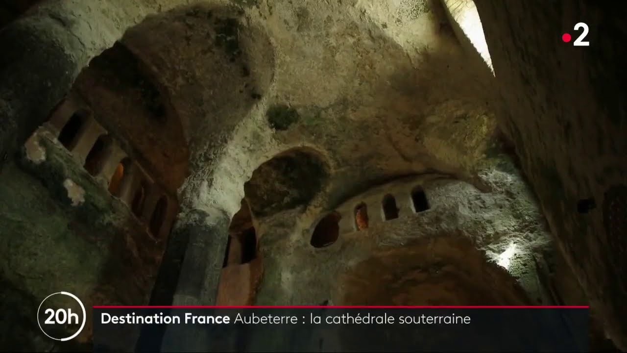 La cathédrale souterraine d'Aubeterre, une incroyable curiosité - JT 20h France 2