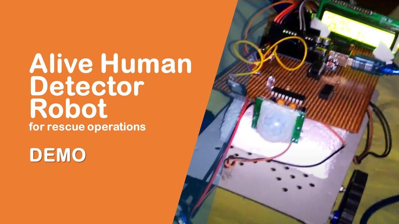 human detection robot presentation