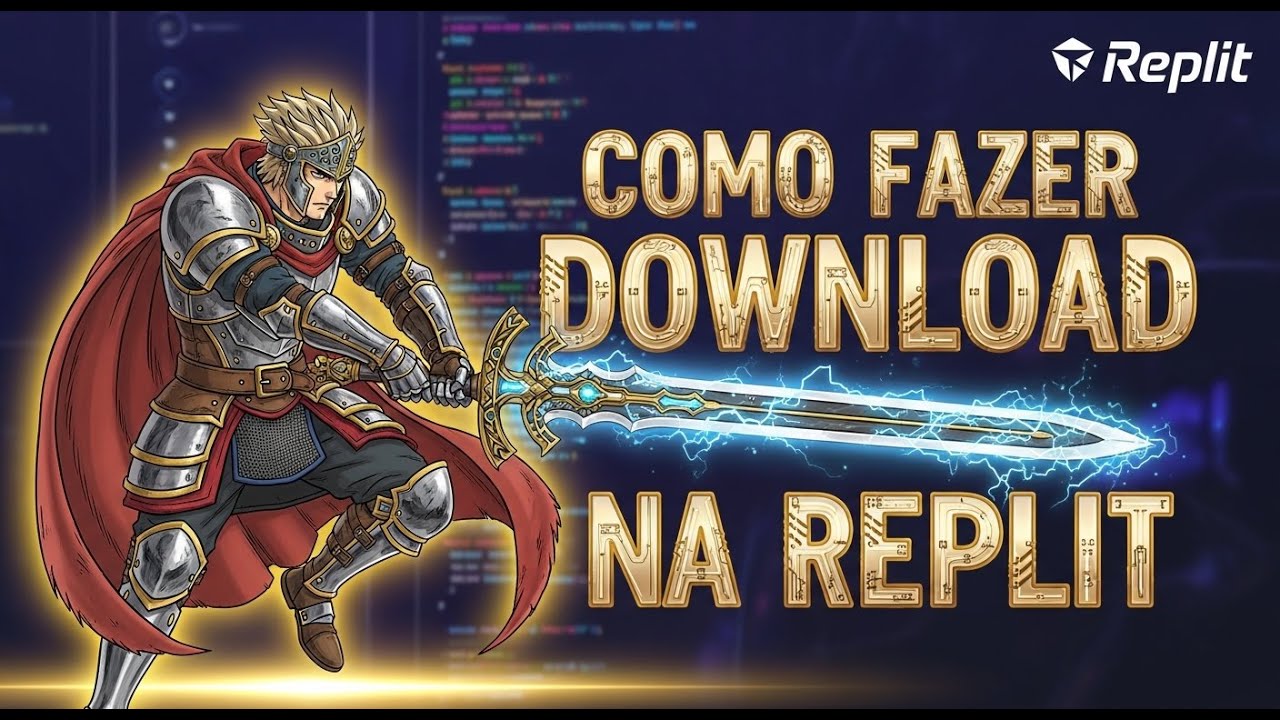 Como Baixar o seu Arquivo Aplicativo Projeto criado no Replit Agente 3 ...