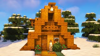 Minecraft: EASY Winter Survival House