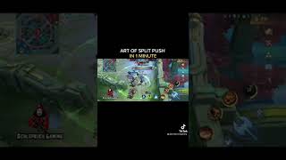 Art of split push in 1 minute