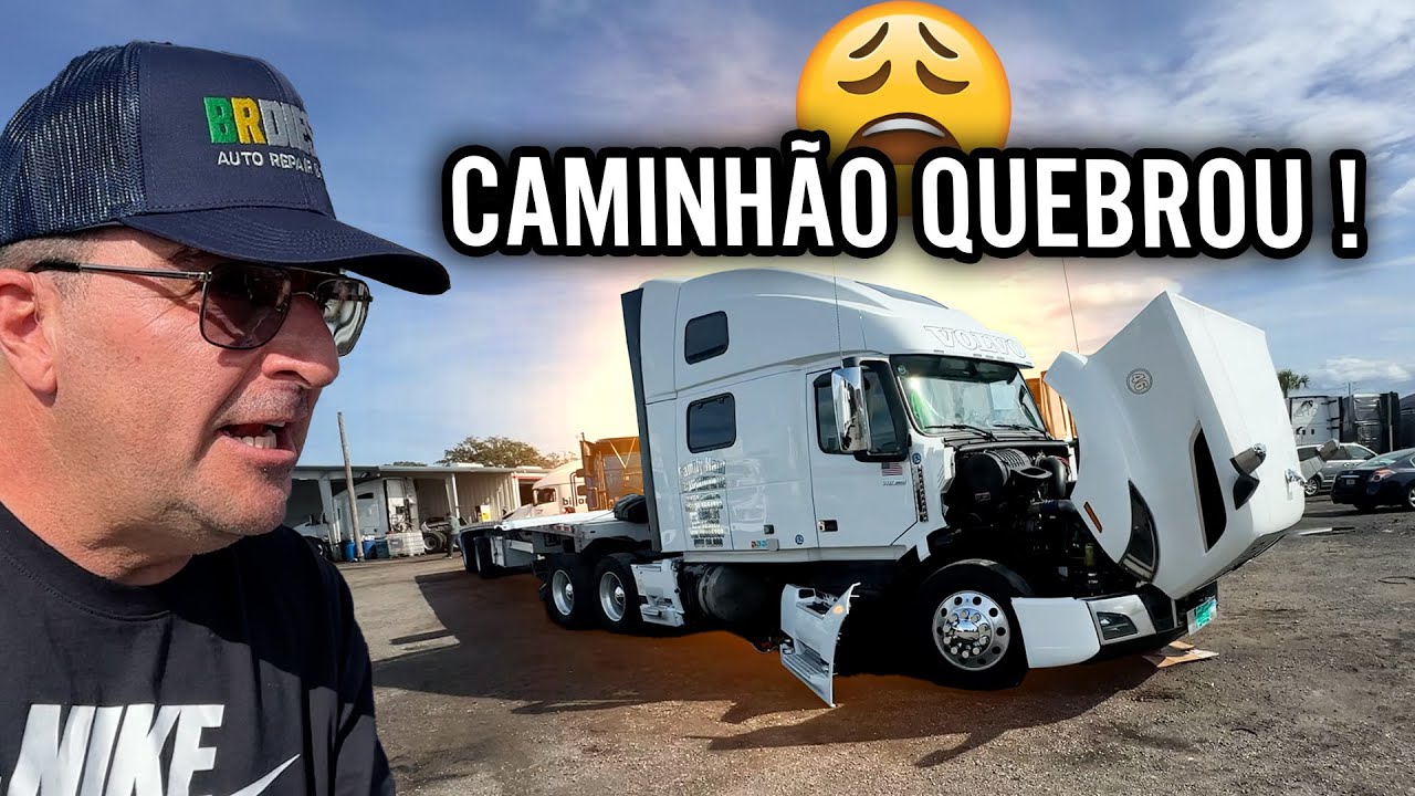 CAMINHÃO QUEBROU DE NOVO