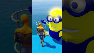 IGTA 5 Epic Water Ragdolls Spiderman Jump/Fails Eposide 17 #shorts