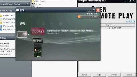 Open Remote Play PS3