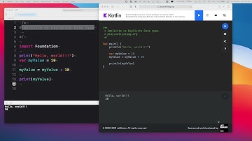 1-1-3   Hello World  - Language History  - Kotlin VS Swift